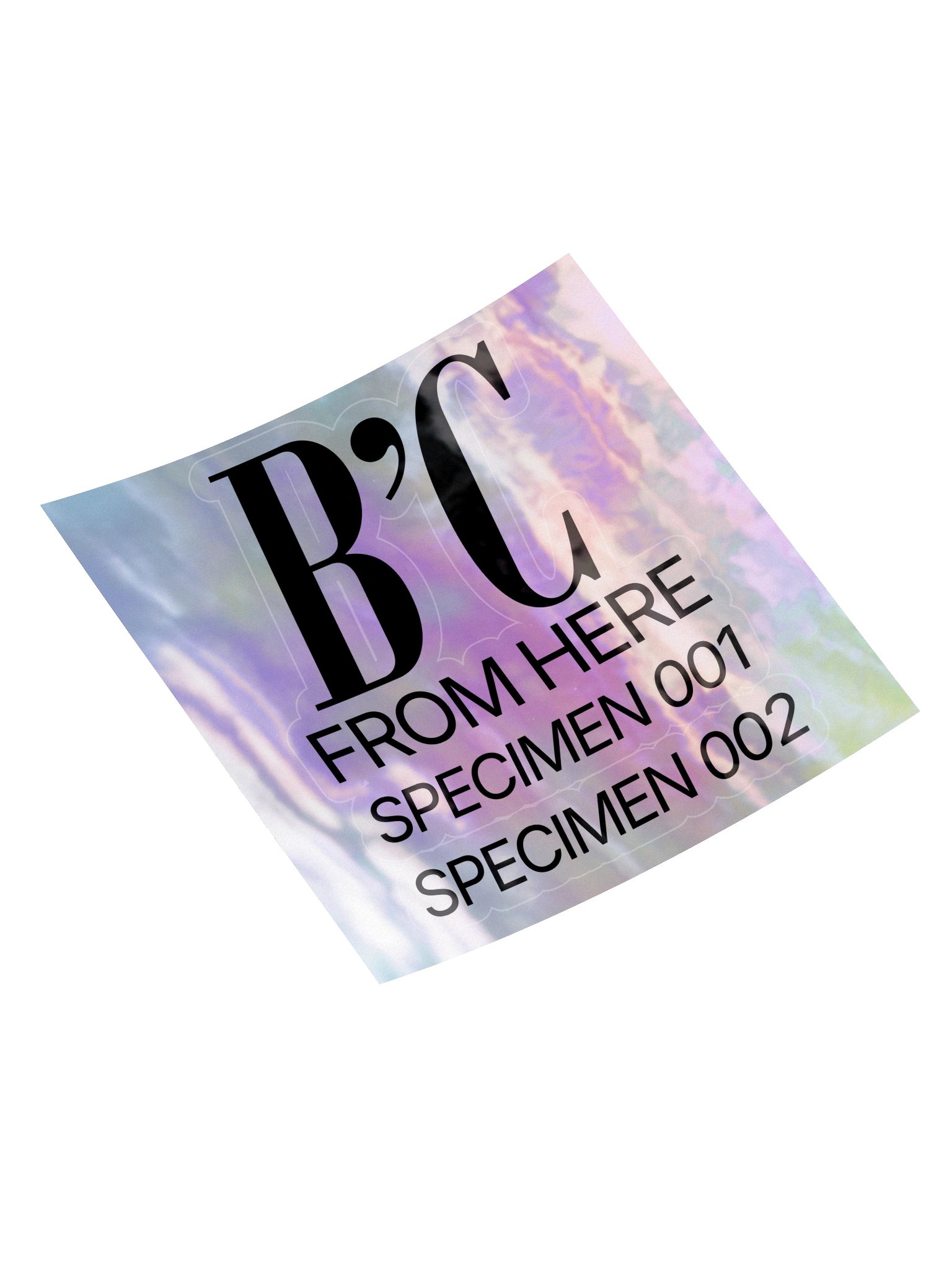 Specimen // Stickers product image (4)