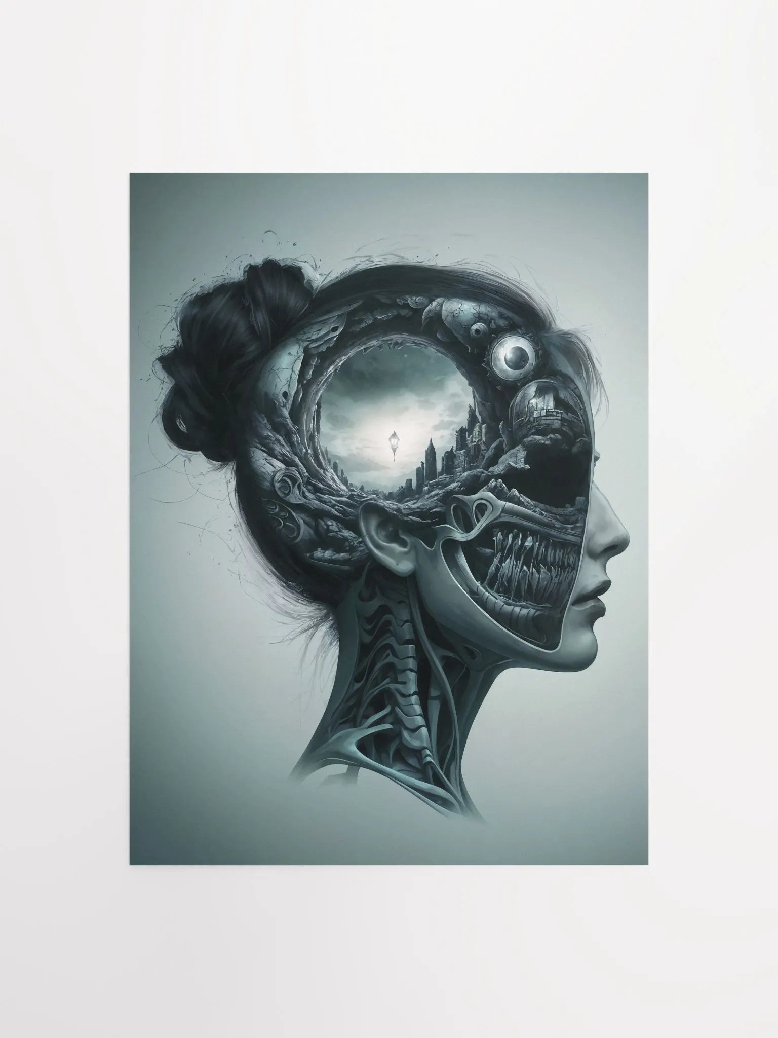 Surreal Profile Landscape Poster product image (2)