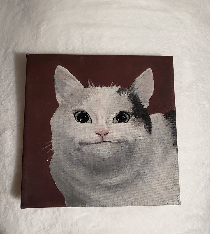 Cat Beluga painting product image (1)