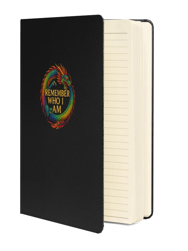 📝 “Remember Who I Am” Notebook – Words That Wake the Flame This isn’t just a notebook. It’s a portal, a reminder, a sacred container for your mission, your dreams, and your coded memories. product image (3)