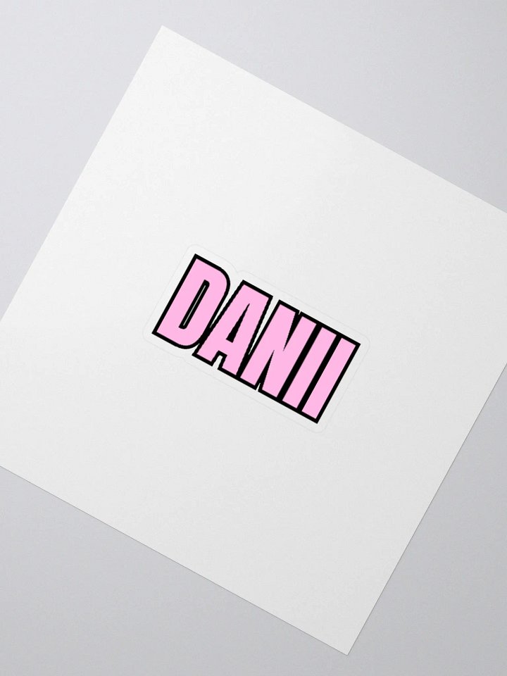 DANII PINK BLACK STICKER product image (7)
