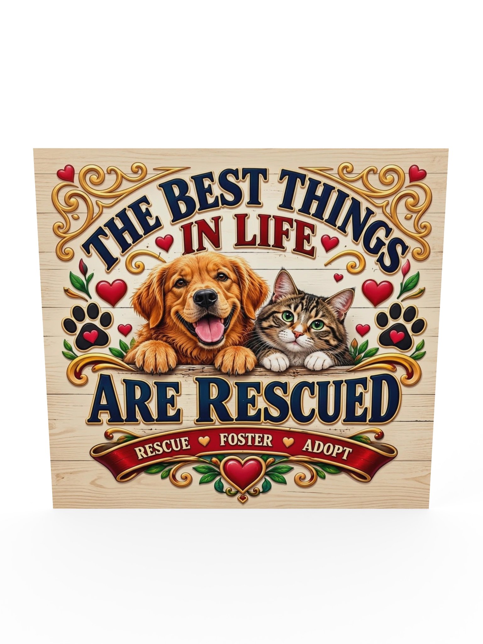 The Best Things In Life Rescue Love Poster product image (5)