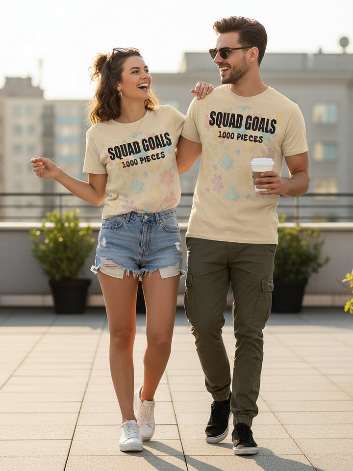 SQUAD GOALS 1000-Pieces Puzzle Tee product image (1)