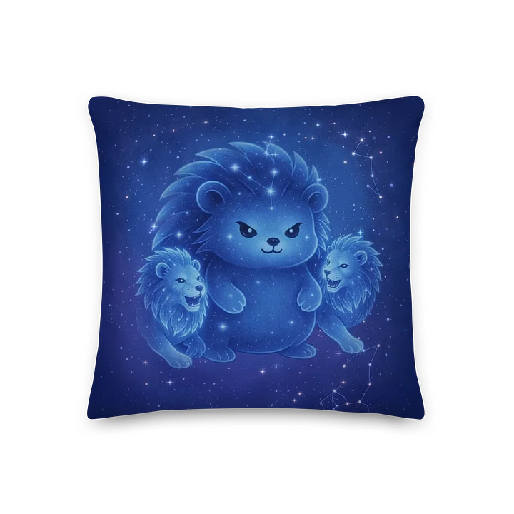 Zodiac hedgie Leo pillow product image (2)