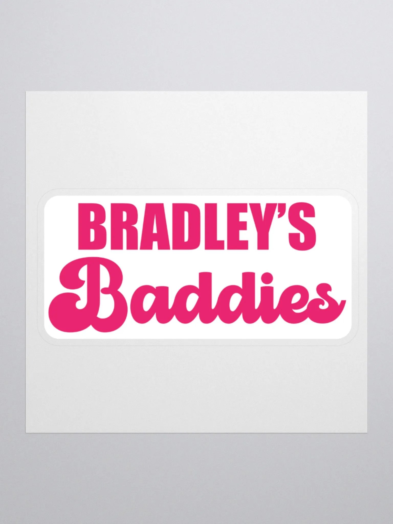 Bradleys Baddies Stickers product image (1)