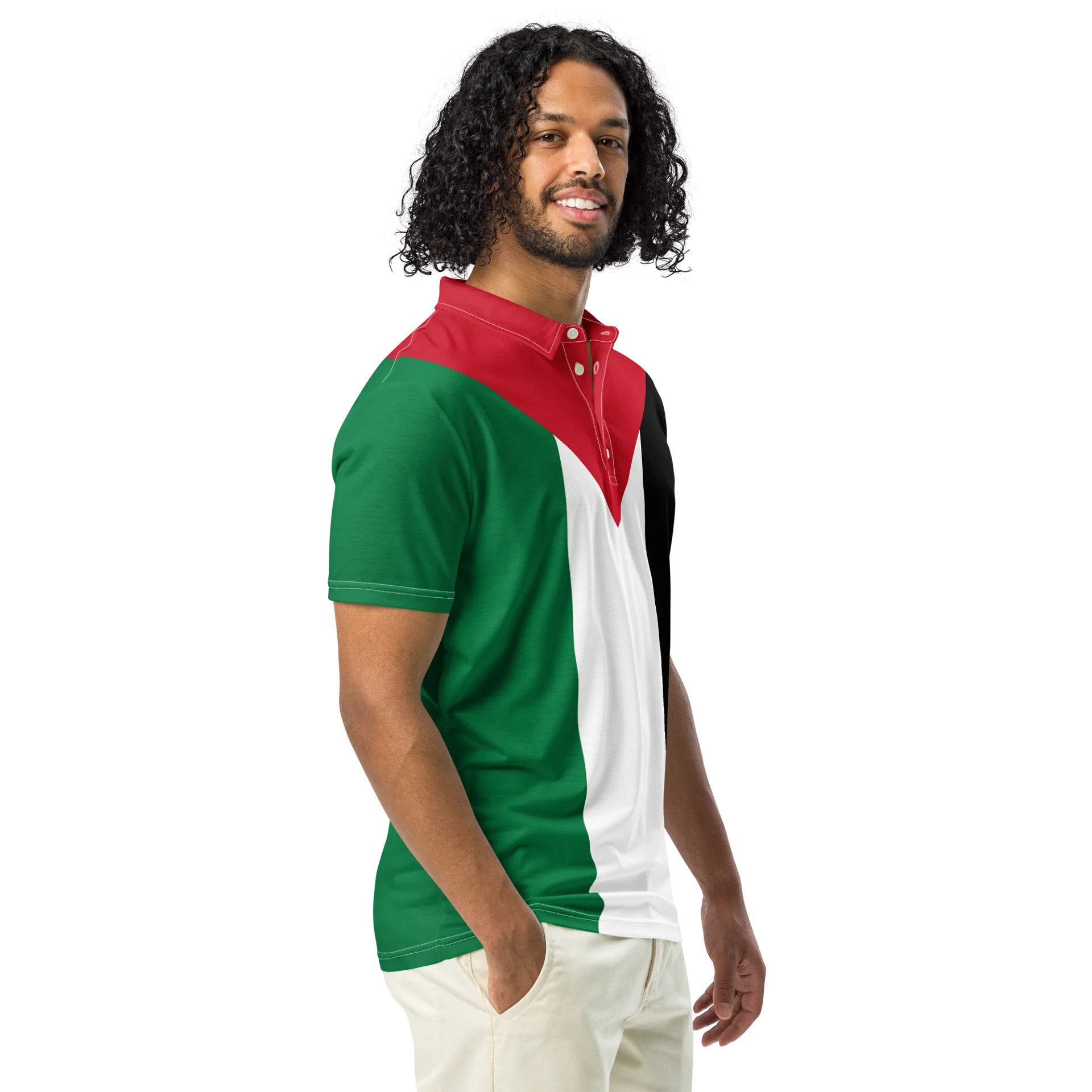 Palestine Flag Men's Polo product image (3)