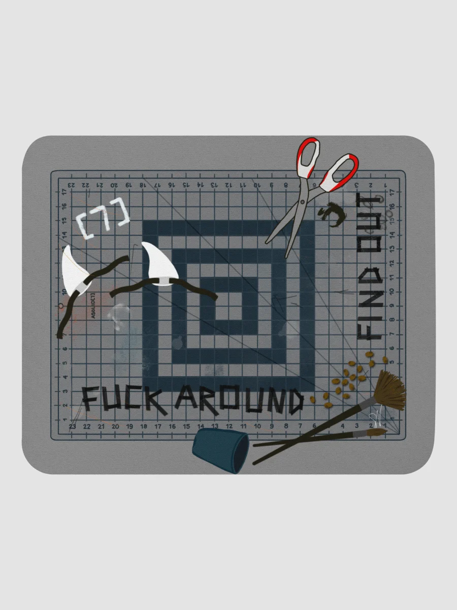 ASolid[7] Craft Desk Mouse Pad (Grey) product image (2)