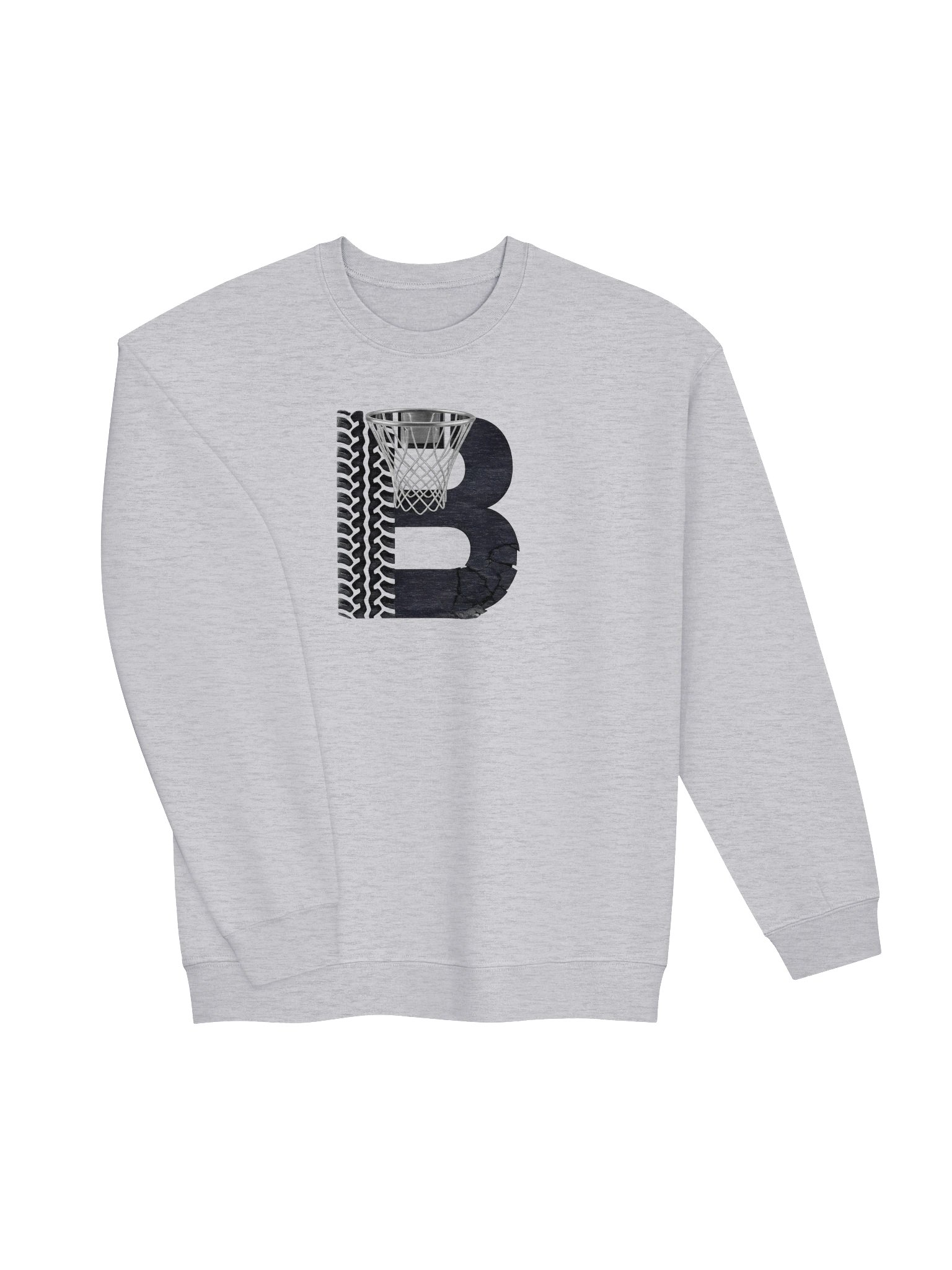 Cracked B Basketball Hoops Crewneck product image (3)