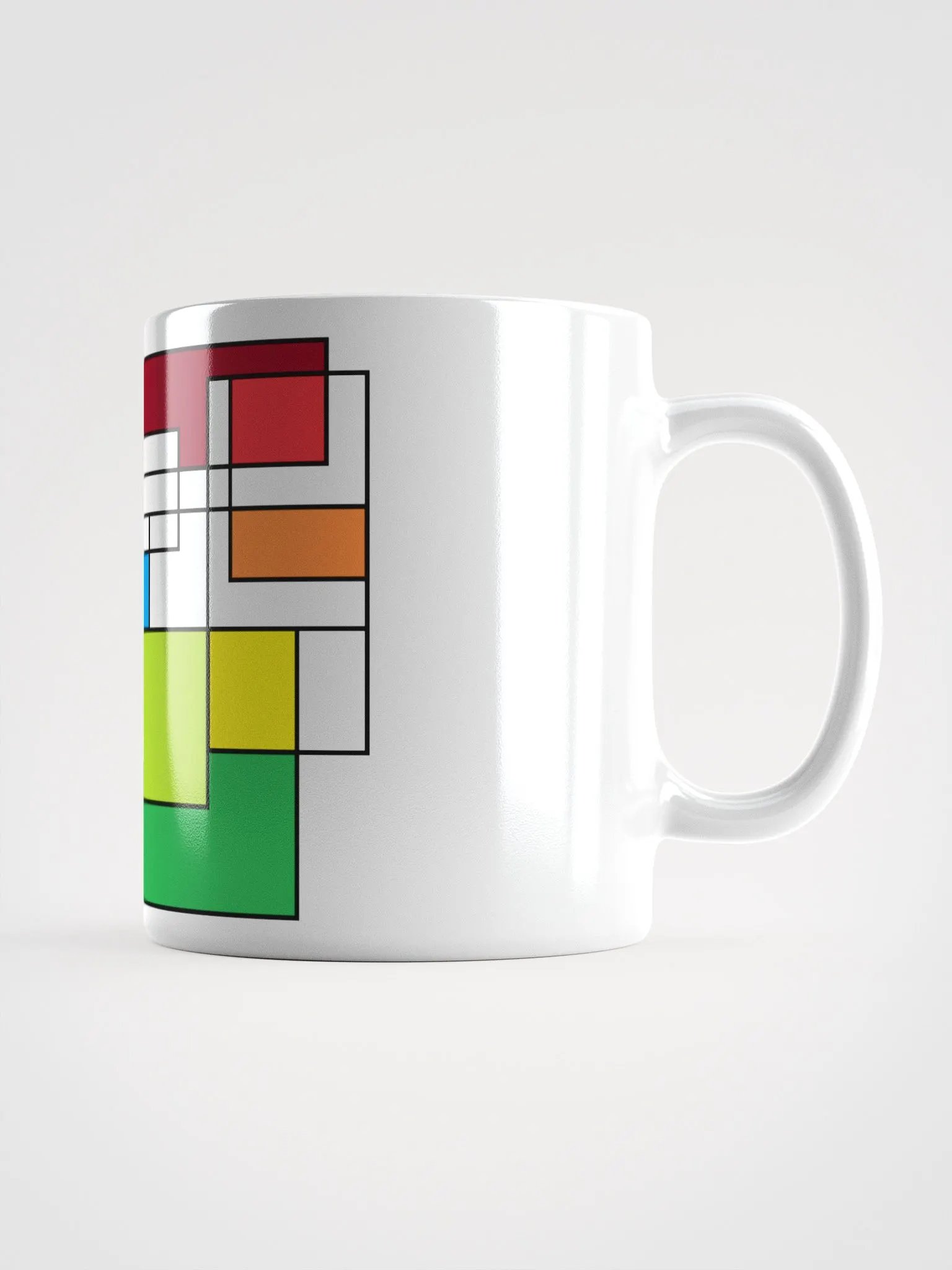 Abstract Clock Mug product image (2)