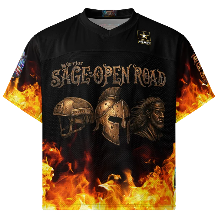 MötoGraffitti Warrior Sage US Army Football Jersey product image (1)