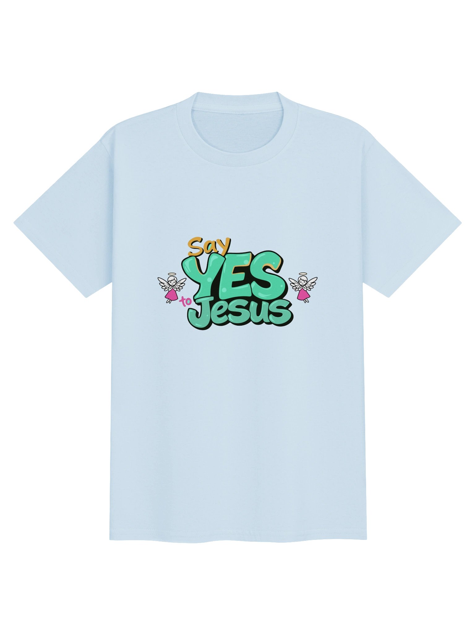 Say Yes to Jesus Girls T-Shirt product image (3)