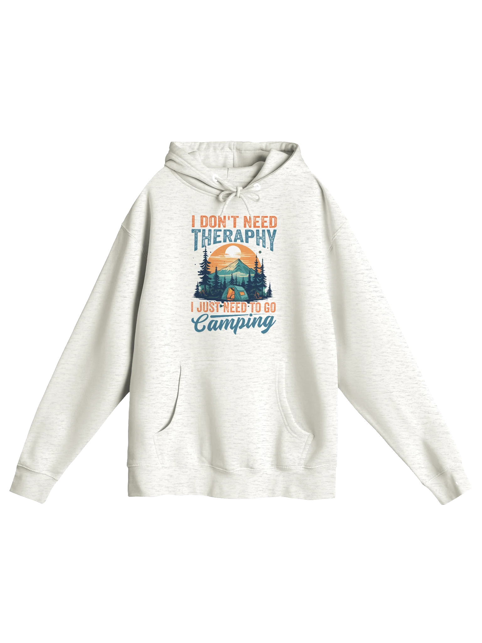 Camping Therapy Hoodie Unisex Pullover Hoodie product image (13)