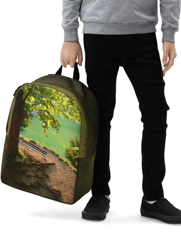 Design-backpack - Park bench under a tree (Dark Design) product image (2)