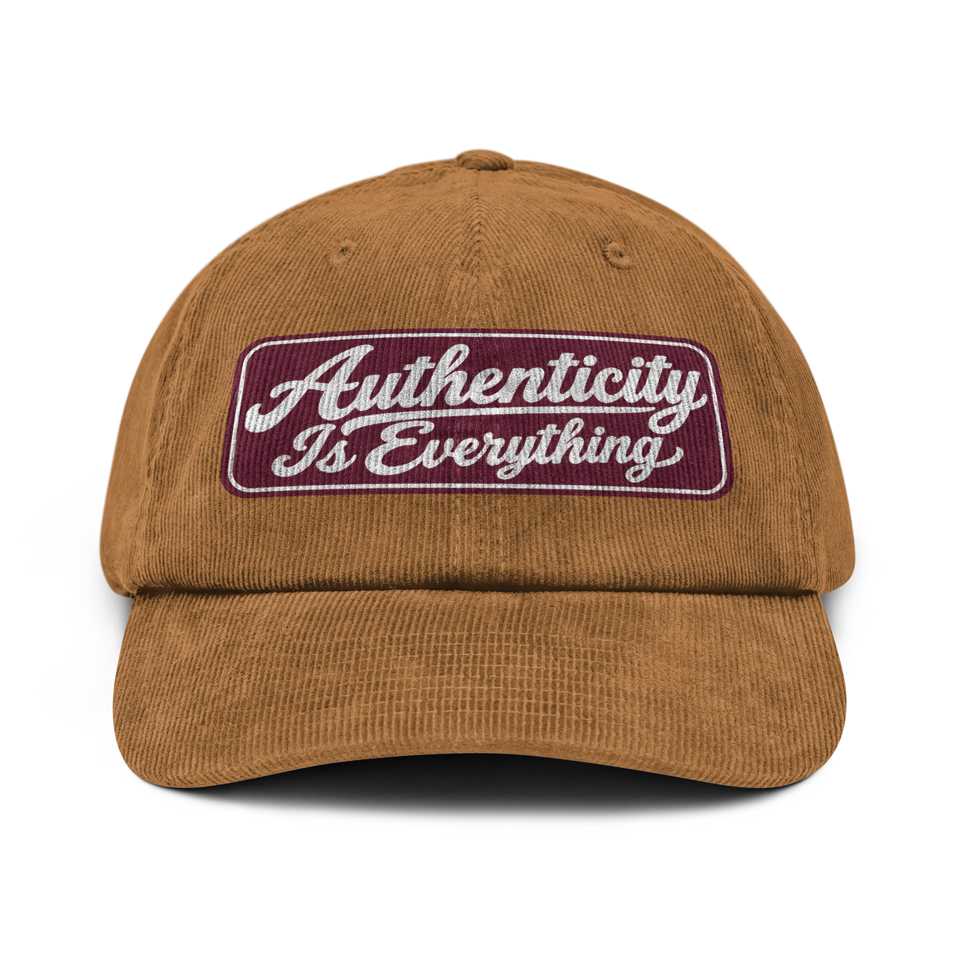 Corduroy Script Logo hat product image (1)