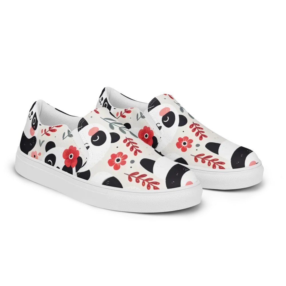 Panda Delight Slip-Ons product image (10)