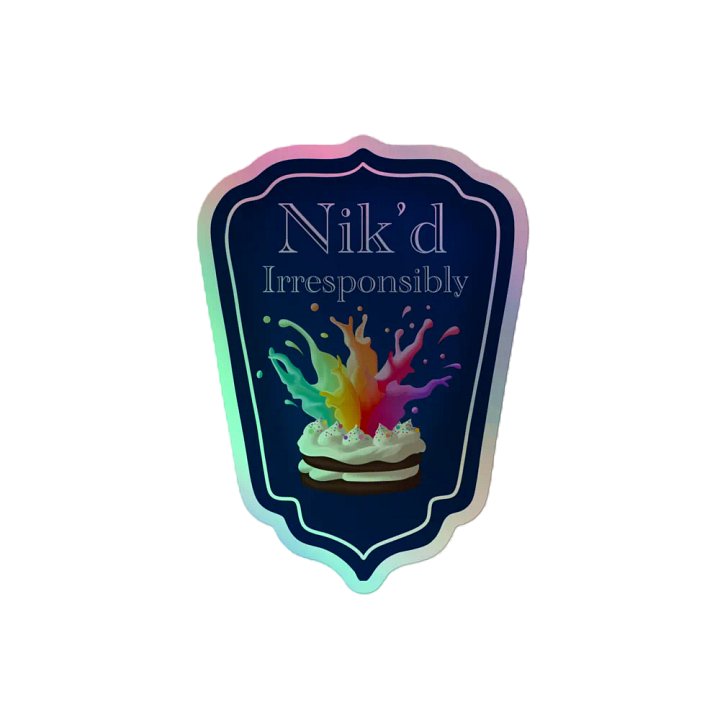 Nik'd Irresponsibly Holo Sticker product image (2)