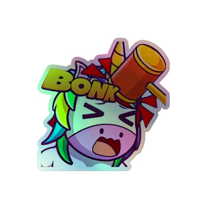 BONK Holographic Sticker product image (2)