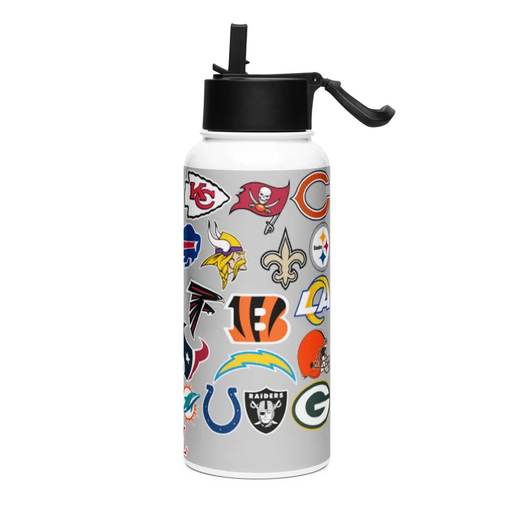 Team Logos Stainless Steel Water Bottle product image (3)
