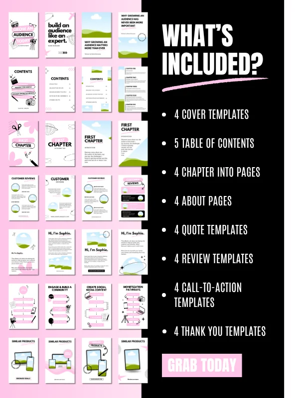 MRR/PLR Minimal Pink eBook Template product image (5)
