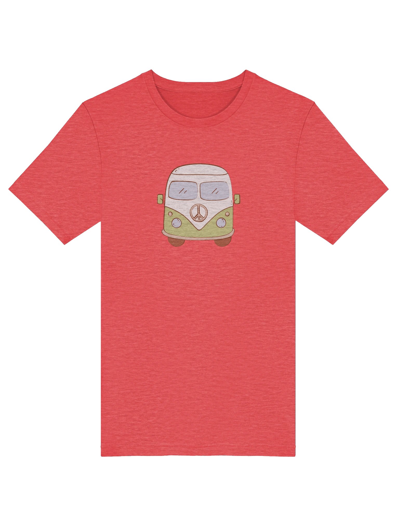 Retro VW Van T-Shirt | Groovy 70s Flower Power Bus Tee product image (5)