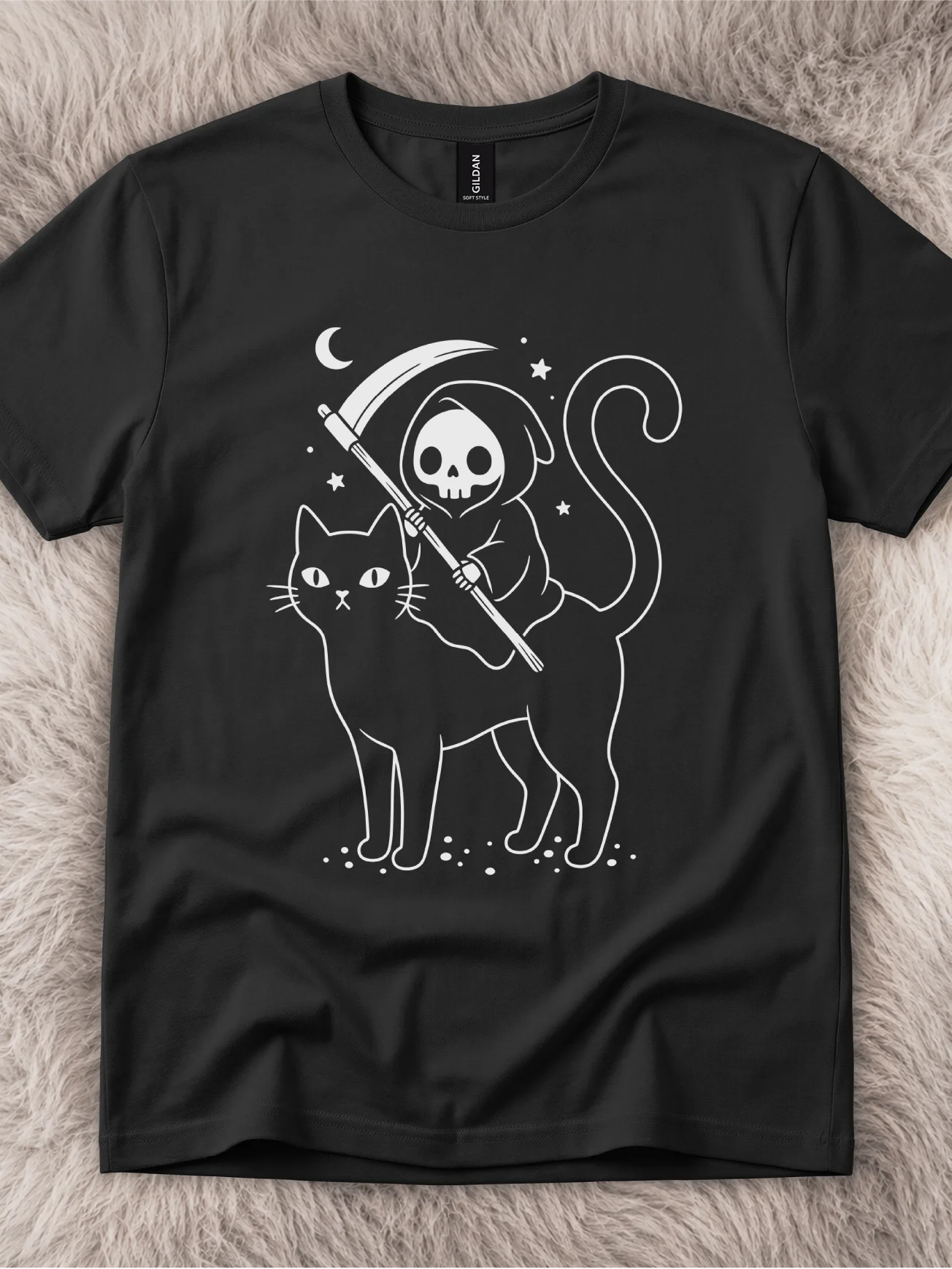 Purr Reaper Void Cat Shirt product image (1)
