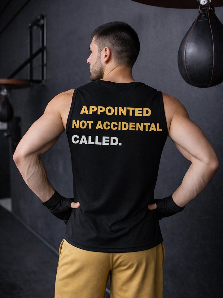 WHO AM I? I AM CALLED BLACK MUSCLE TEE (04/06) product image (2)