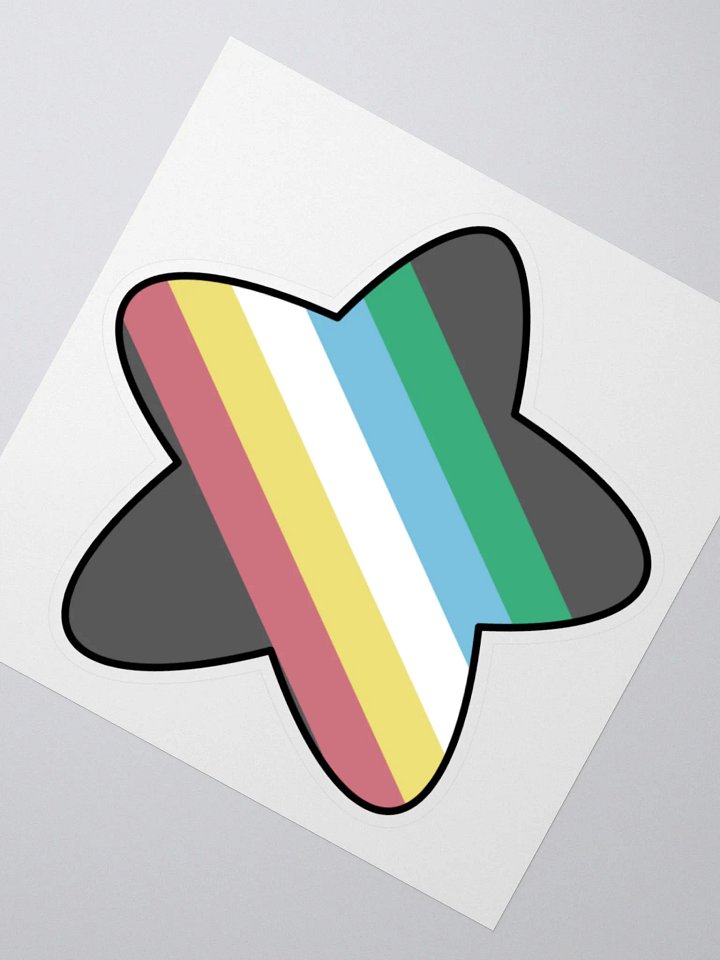Disability Flag Star Sticker product image (2)