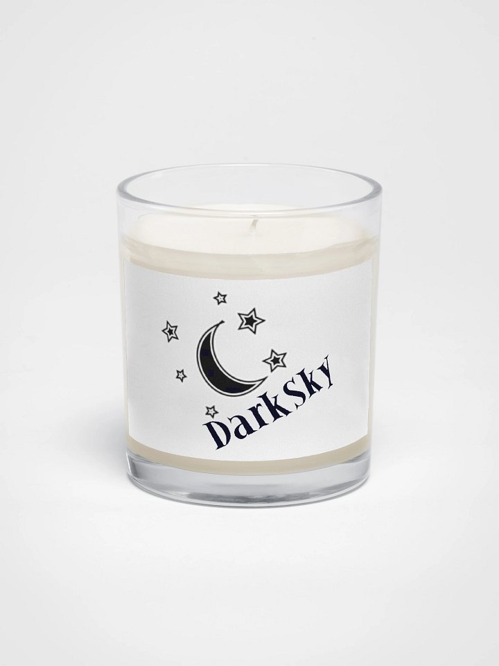 DarkSky Logo Soy Wax Candle (Black) product image (1)