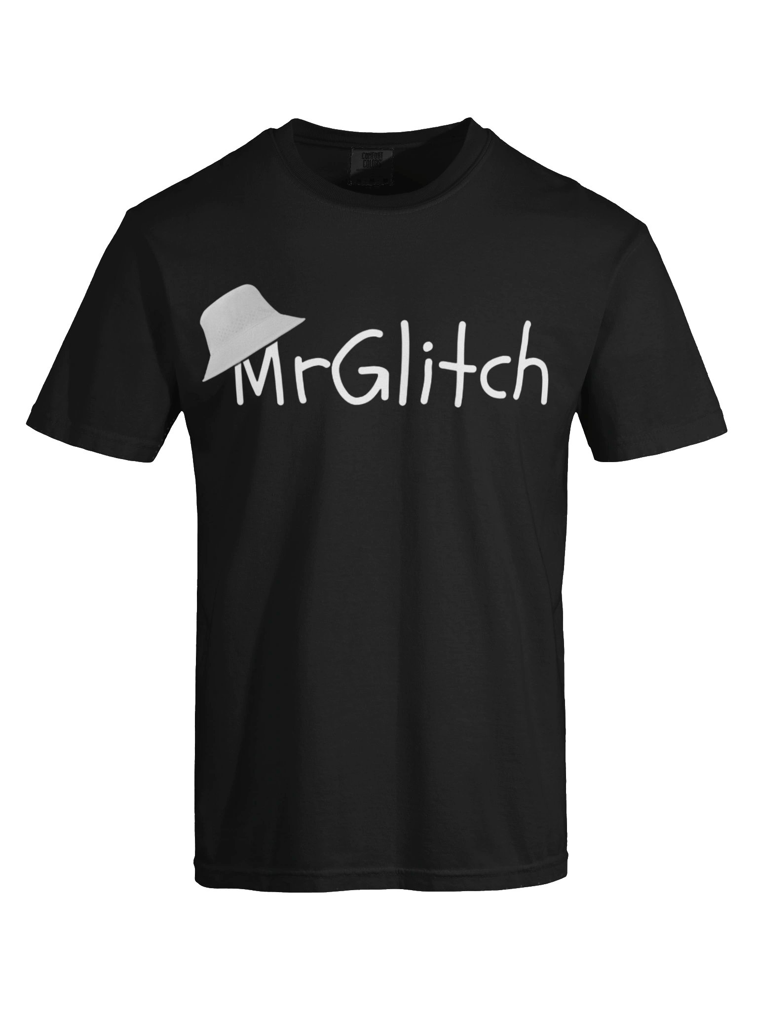 MrGlitch White Hat Logo Tee product image (5)