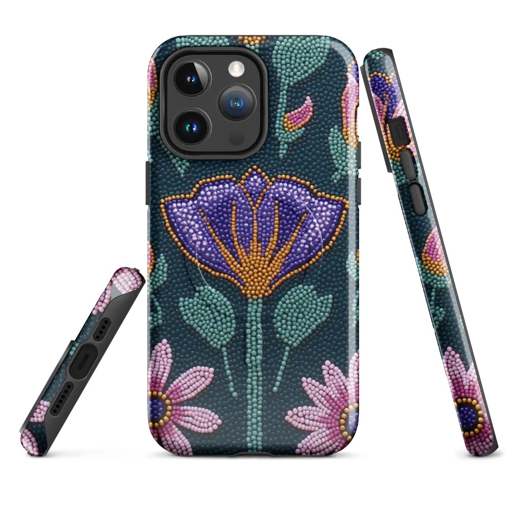 Faux Beaded Floral Symphony MagSafe® Tough Case product image (1)