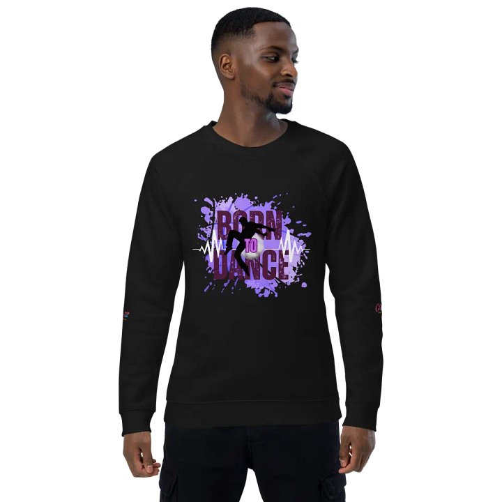 Energize Born to Dance His Silhouette Organic Sweatshirt product image (1)