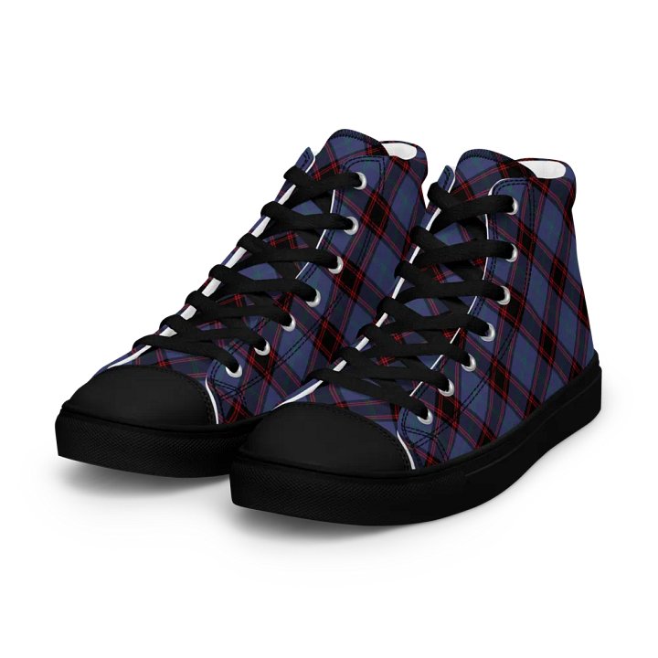 Rutherford Tartan Men's High Top Shoes product image (2)