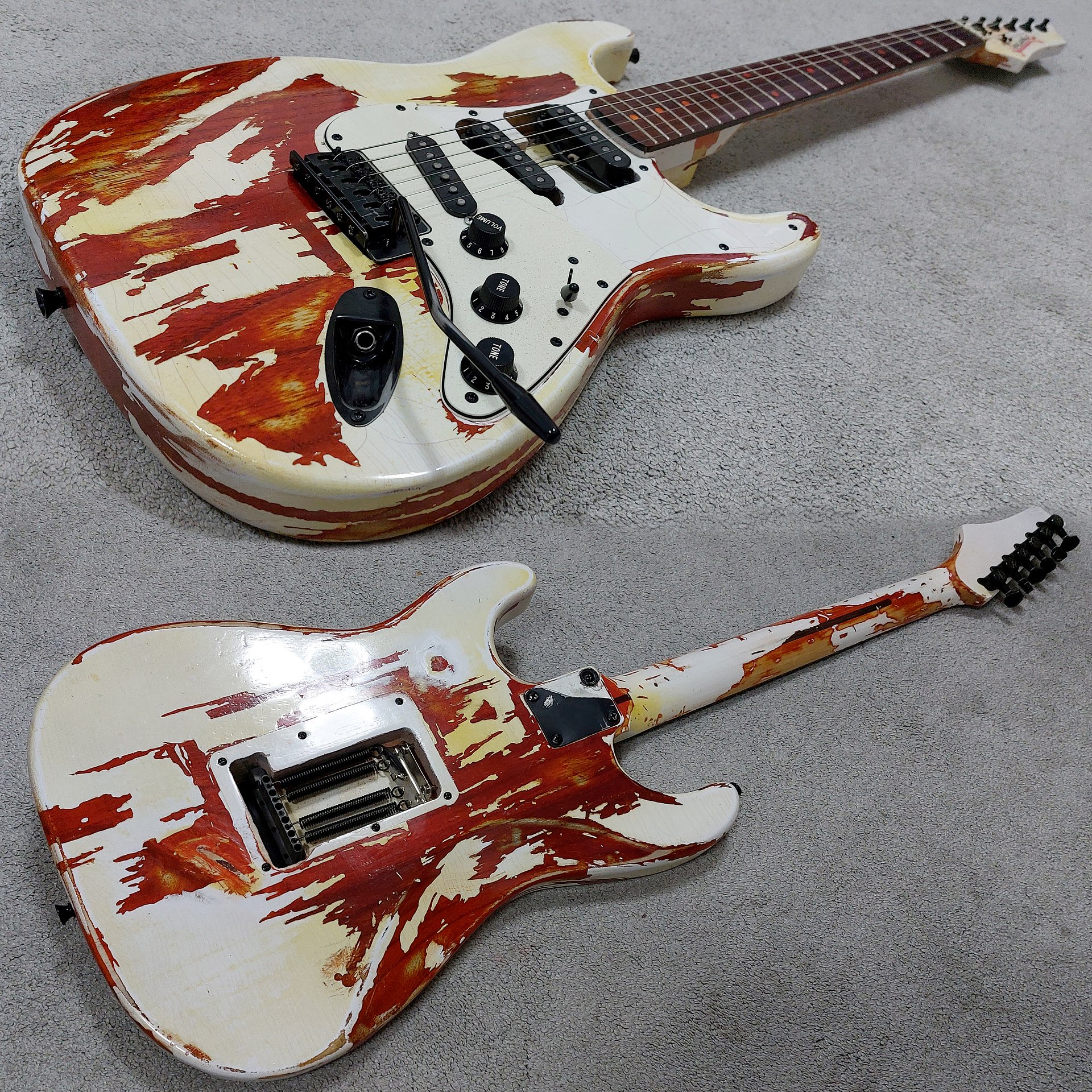 Red & White Relic Strat product image (1)