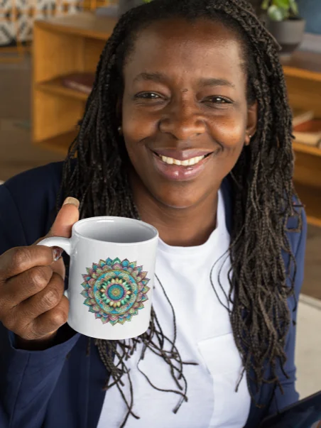 Autumn Bloom Mandala - Mug product image (19)
