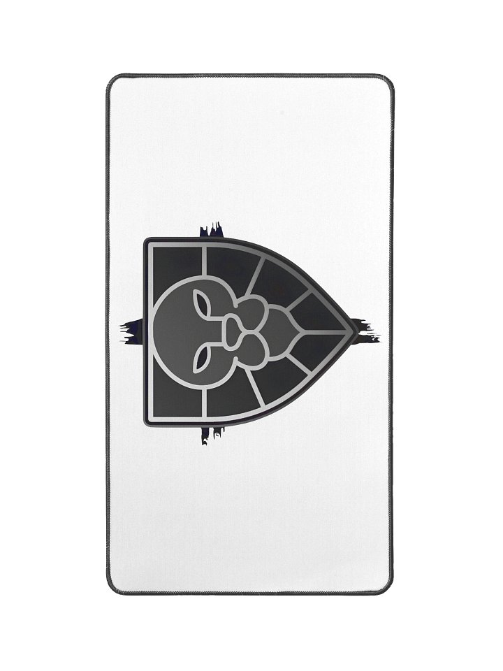 Lion Shield Medium Desk Mat (White) product image (1)