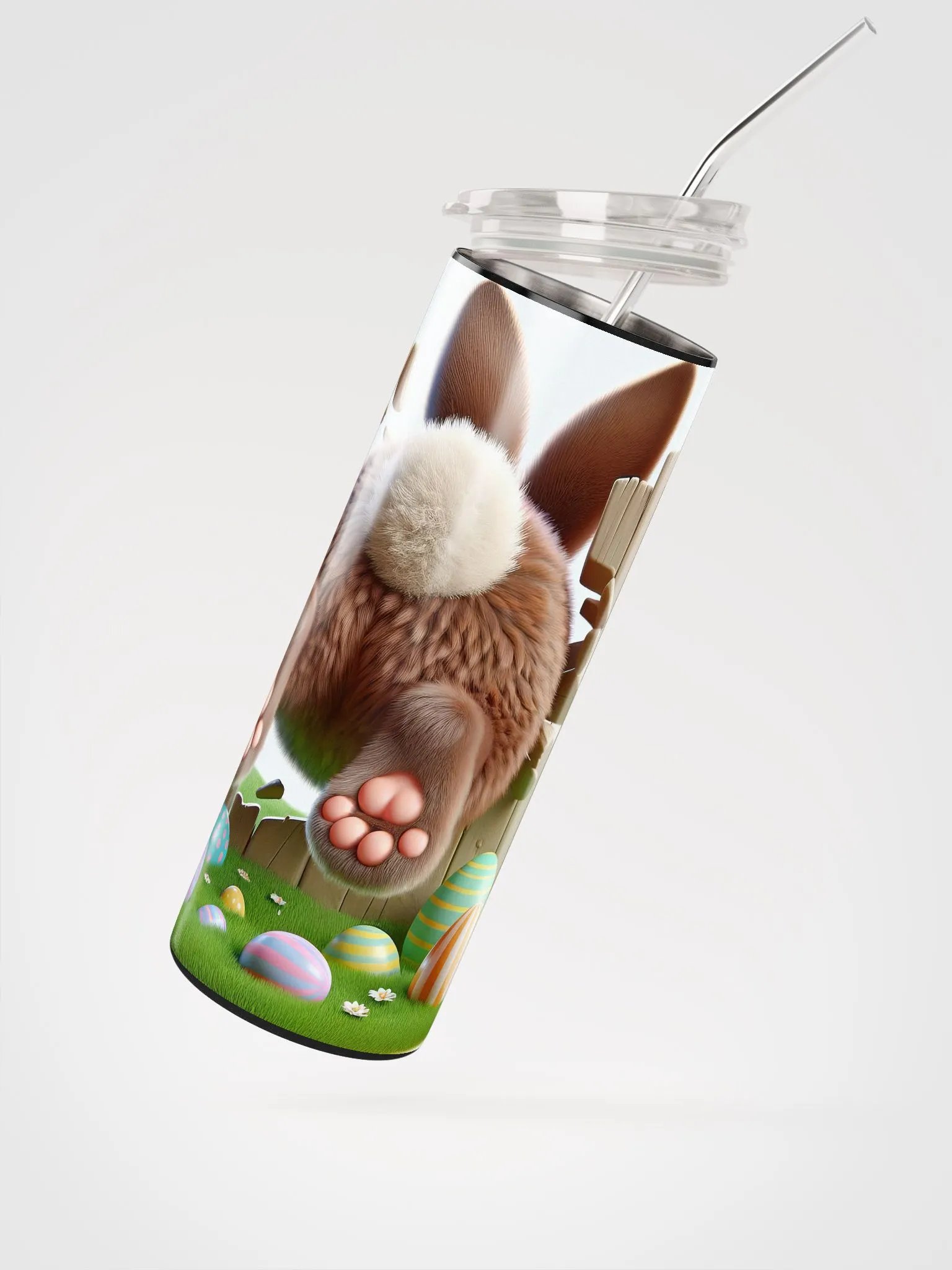 Hopping Bunny Stainless Steel Tumbler product image (4)