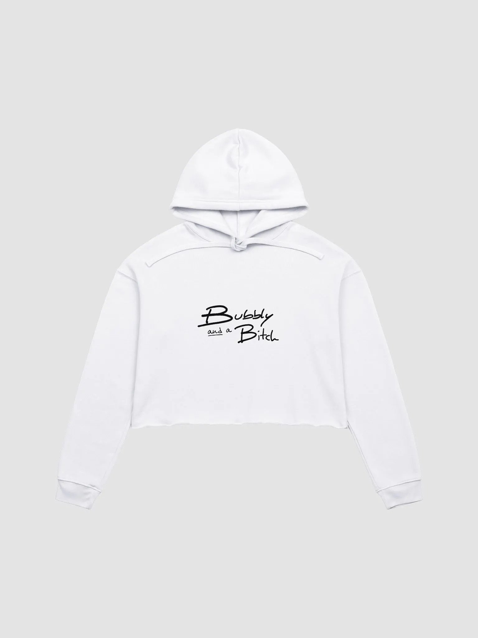 Bubbly and a B*tch cropped hoodie product image (34)
