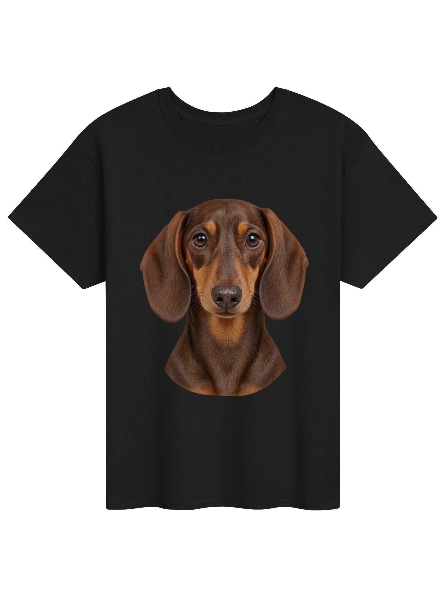 Dog - Dachshund (Face) — Unisex Gildan Heavyweight 100% Cotton T-Shirt product image (1)
