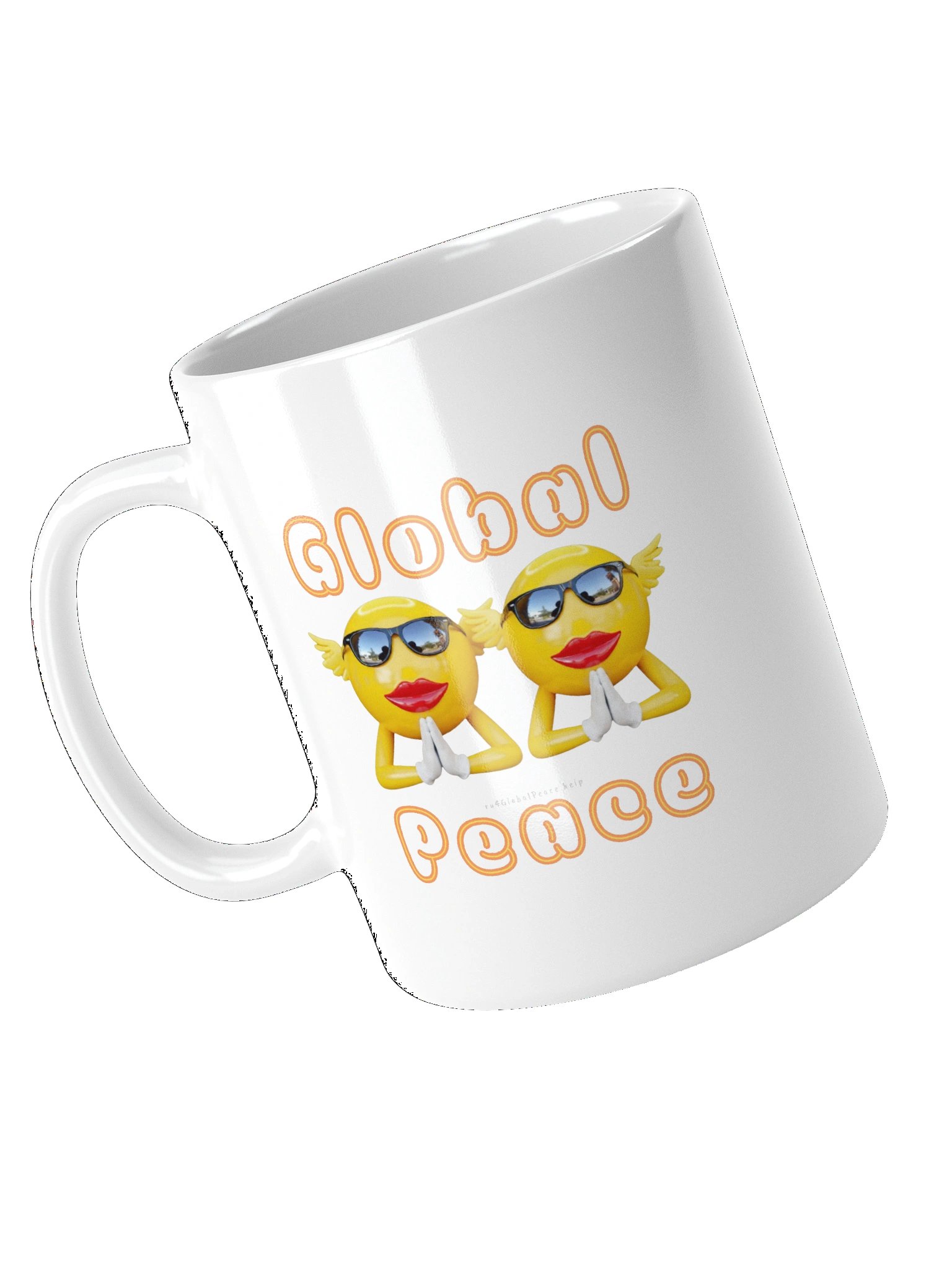 Global Peace twin girls Ambassadors Mug product image (12)