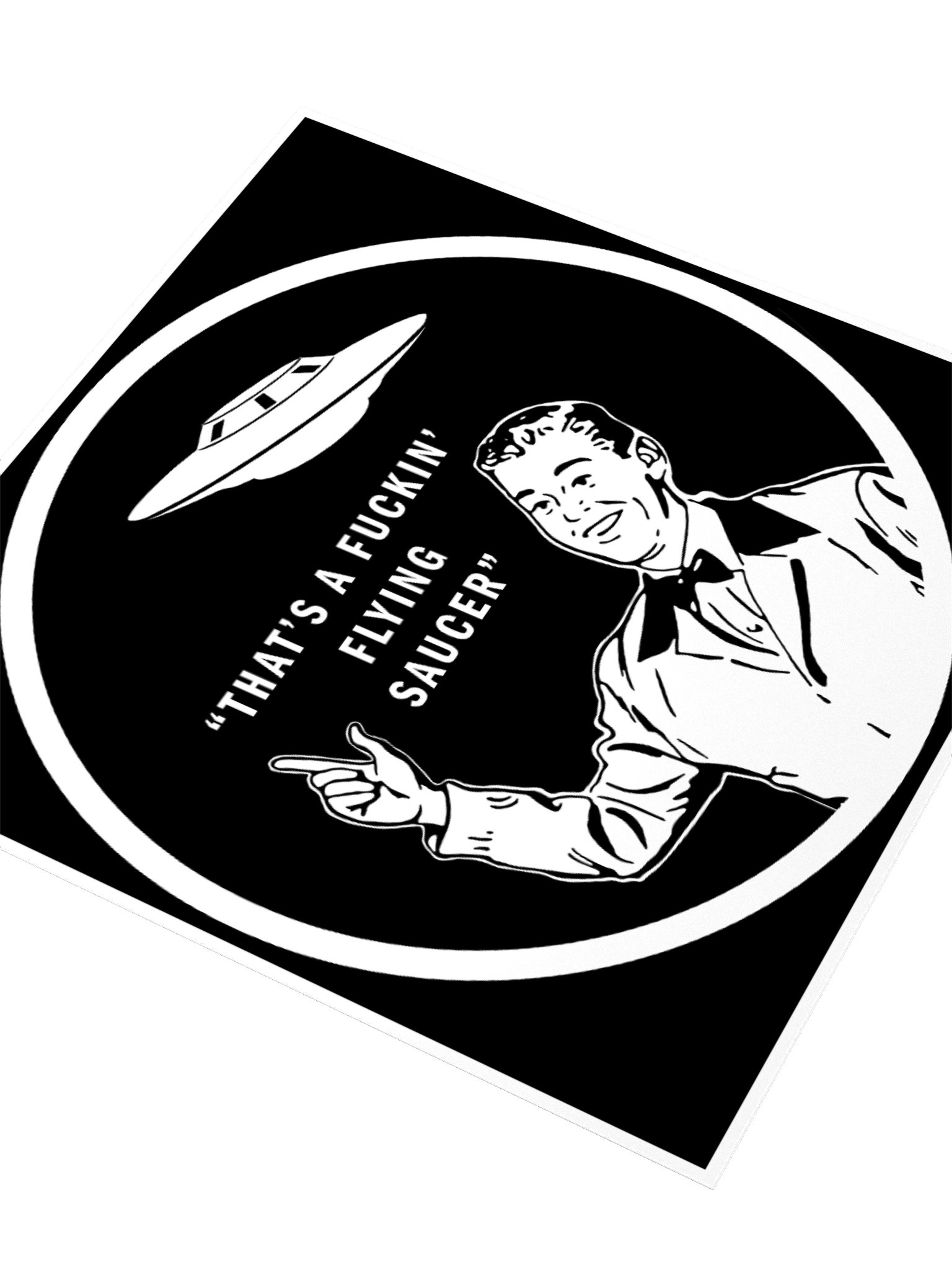 FLYING SAUCER STICKER product image (3)
