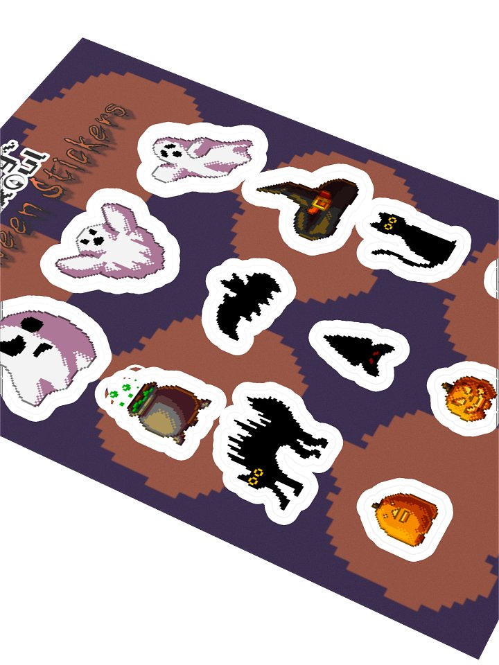 Pixel Halloween Stickers product image (2)
