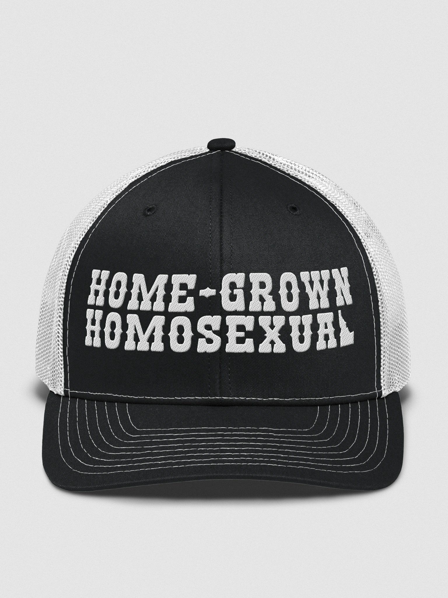 "HOME-GROWN HOMOSEXUAL" dark hat product image (1)