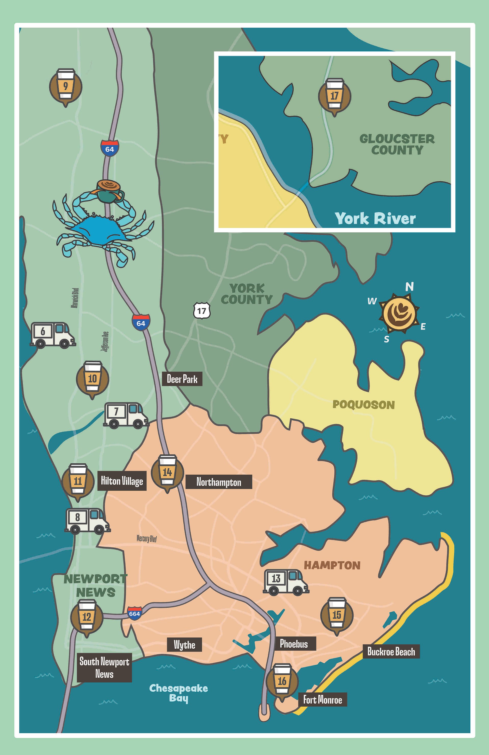 Deluxe Edition - 2026/27 Hampton Roads Peninsula Coffee Passport product image (7)