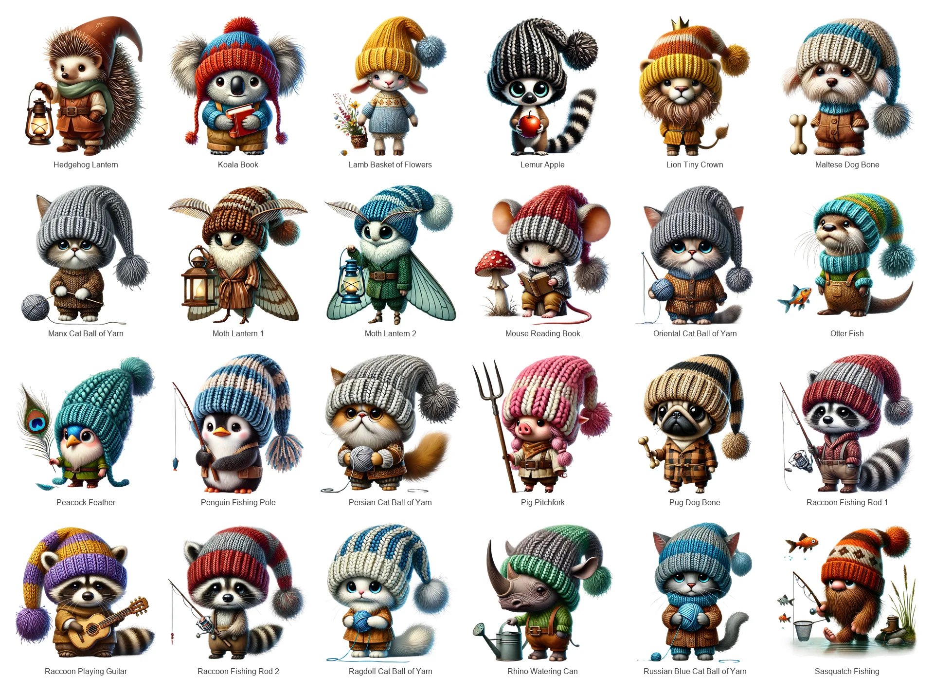 Gnome PNG Bundle Vol 2 | 60 Designs | Commercial Use | Sublimation Clipart product image (3)
