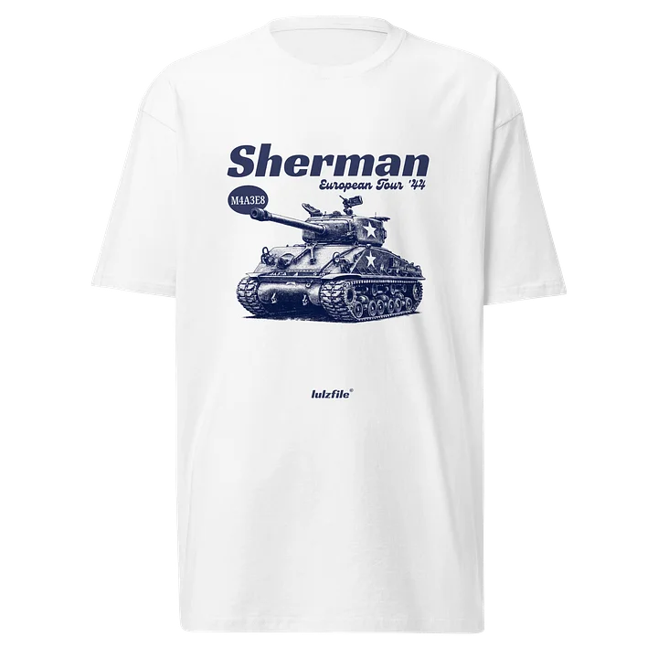 SHERMAN: The '44 European Tour – Heavyweight Garment-Dye Tee product image (1)