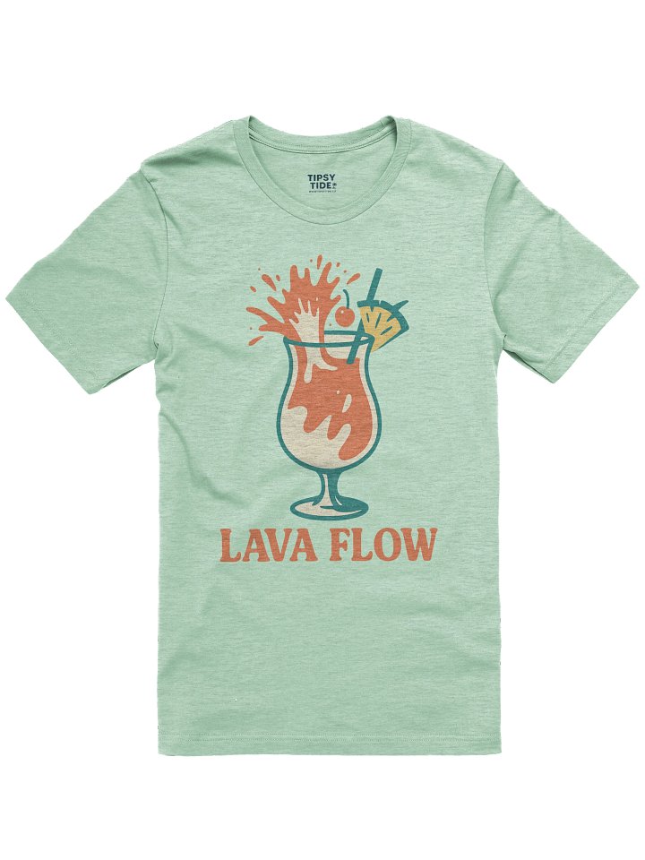 Lava Flow Cocktail Glass T-Shirt product image (4)