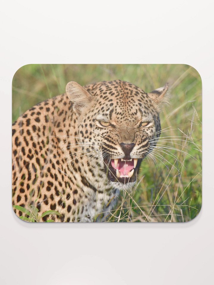 The Apex Snarl // Premium Leopard Mouse Pad product image (2)