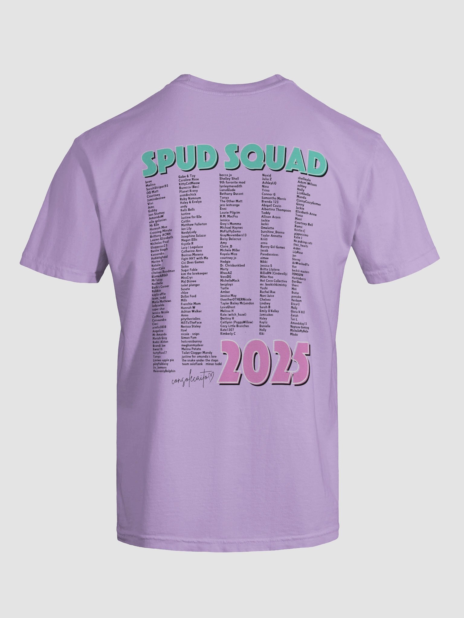 spud squad 2025 tee (dark text) product image (9)