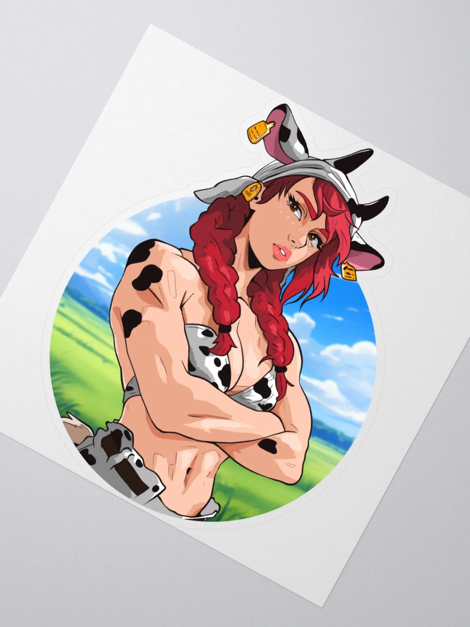 Anime Cow Sticker product image (4)