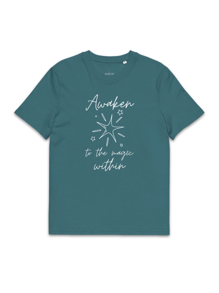 Awaken to the Magic Within: Organic Tee white lettering product image (1)